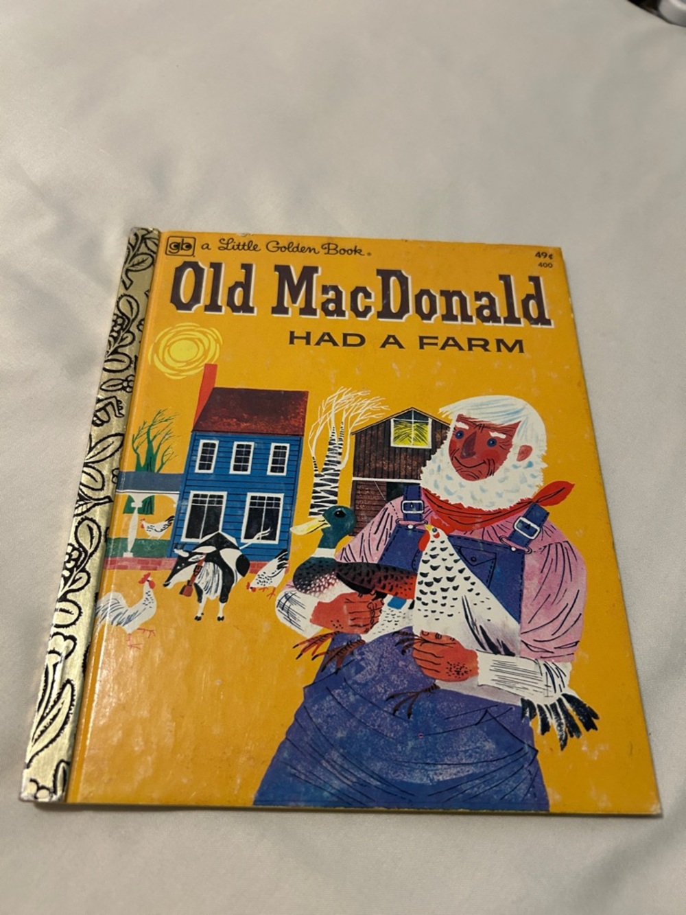 🪁2/$7, 🎠4/$11 Old Macdonald had a farm, Little Golden book